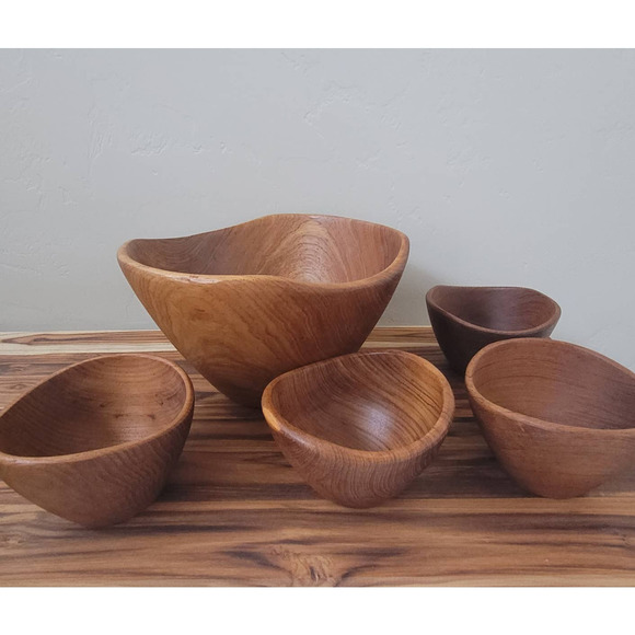 goodwood Other - Teak Wooden Bowls Set | Thailand